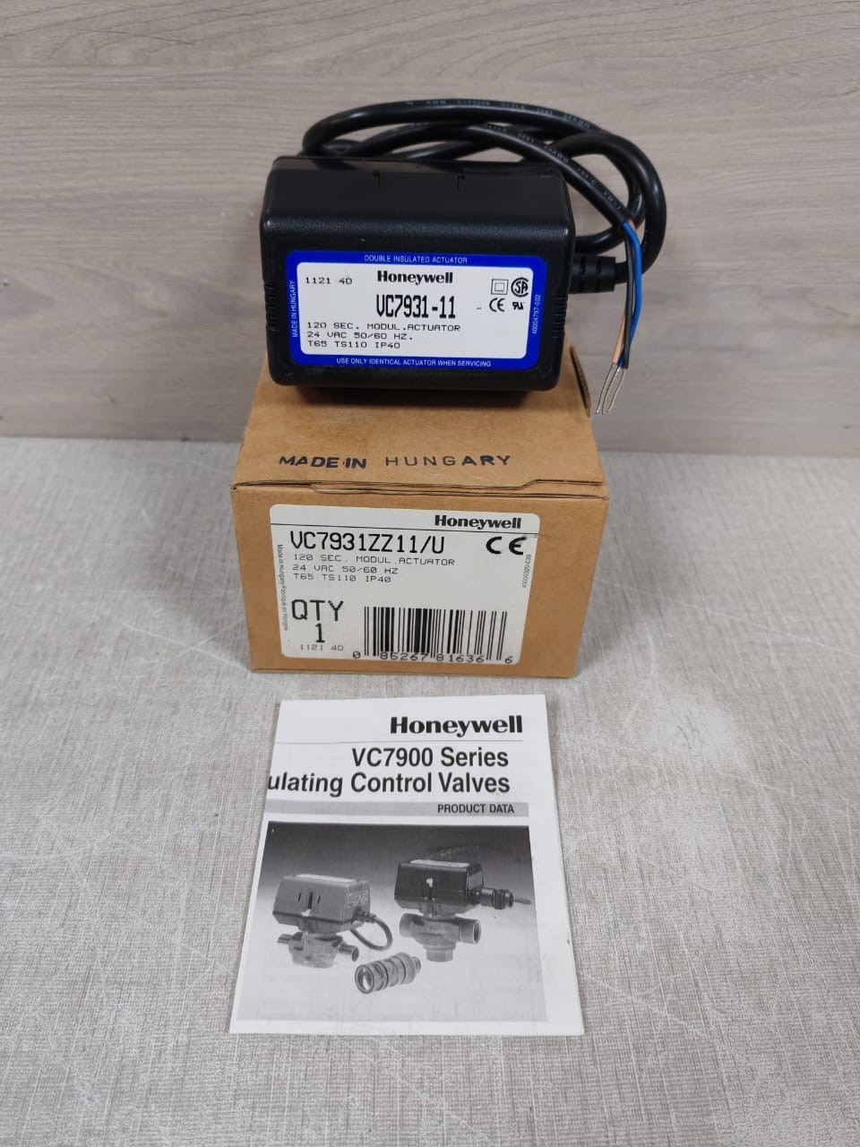 Honeywell VC7931-11 120-SEC.Modulating VC Valve Actuator  VC7931ZZ11/U