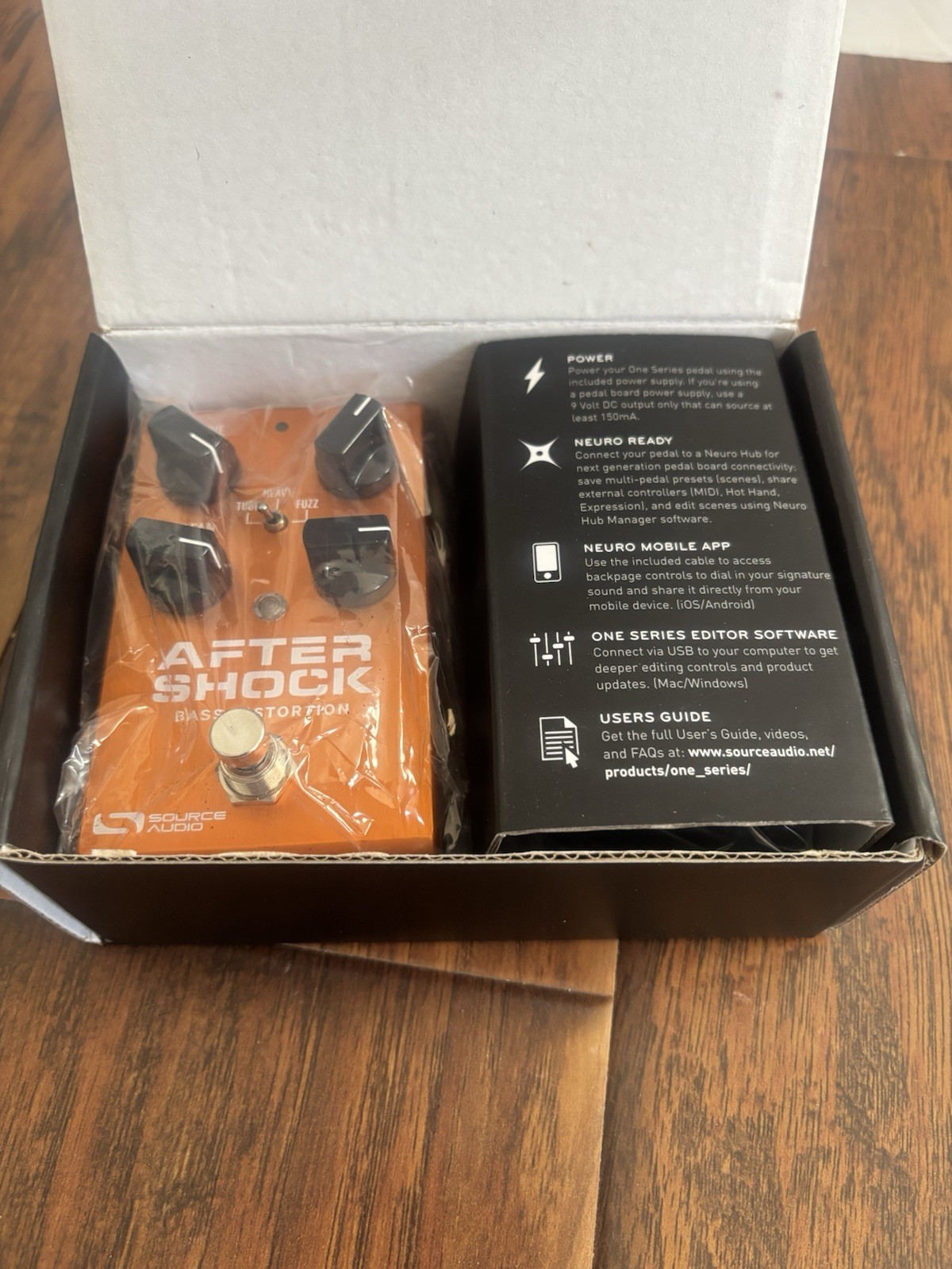 Source Audio Aftershock Distortion Bass Effects Pedal *NEW*