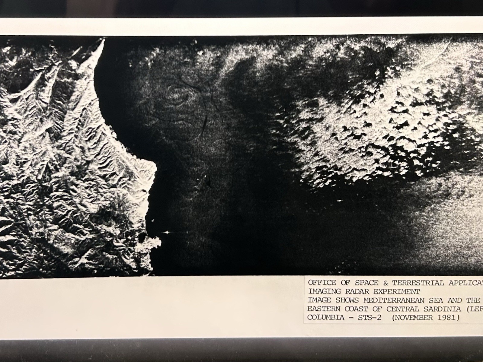 1981 NASA Rockwell Shuttle Columbia Mediterranean Presentation Transparency-2155