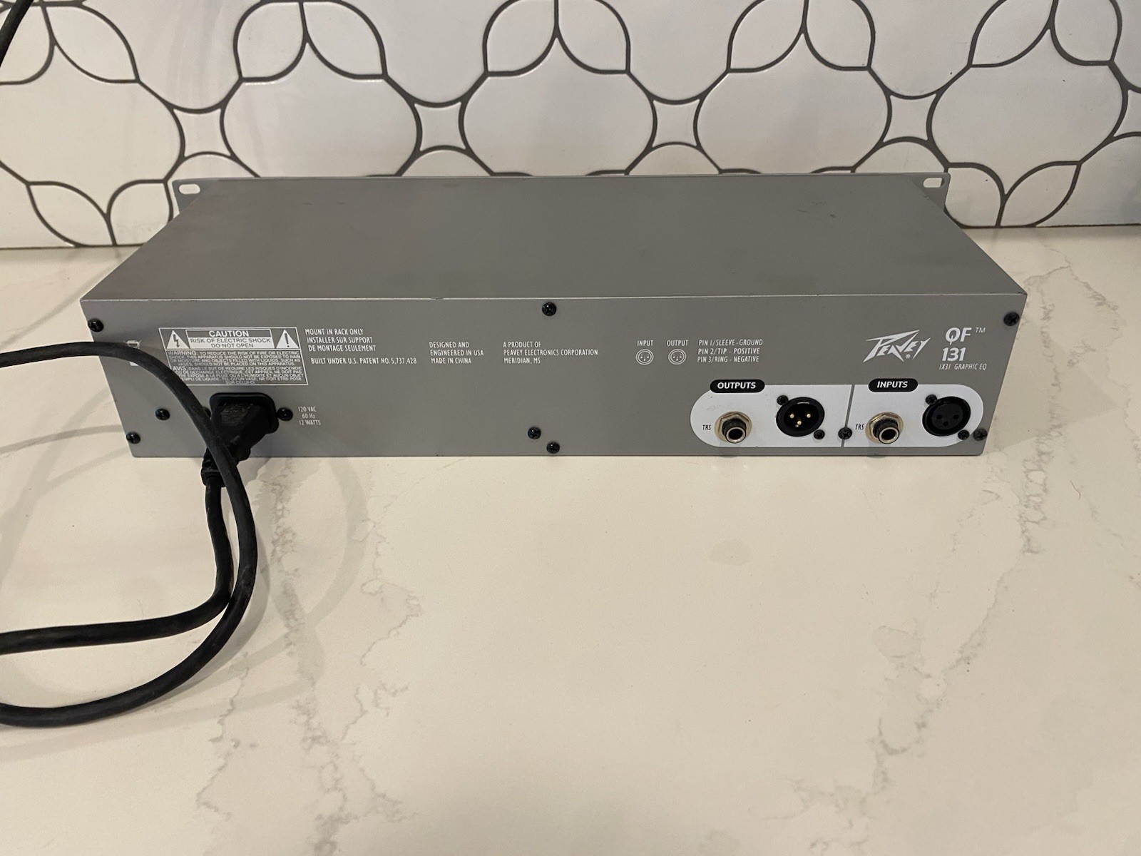 Peavey QF131 Graphic Equalizer w/Power Cord