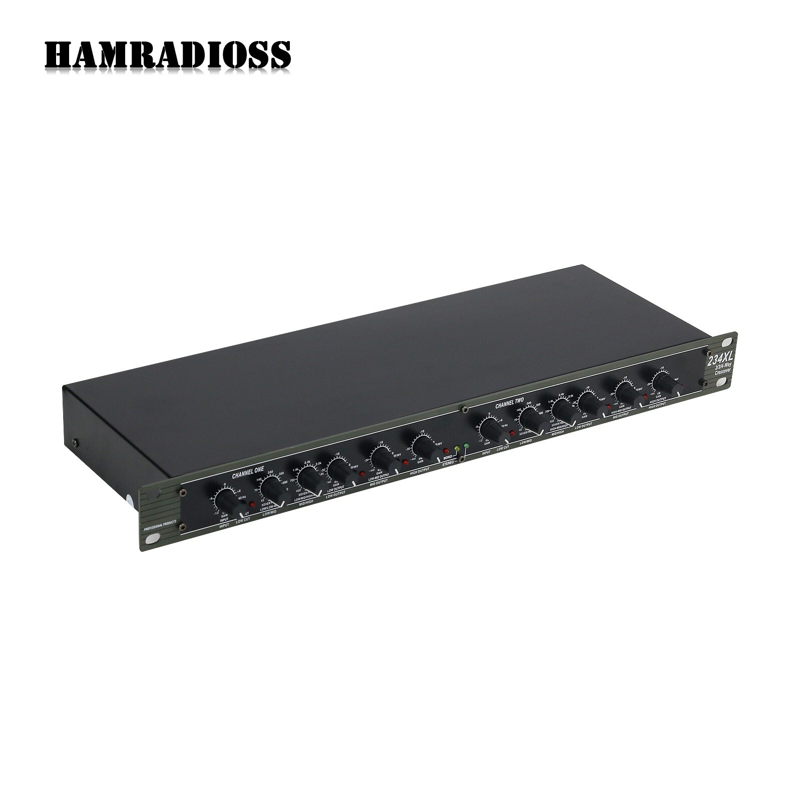 234XL 2-/3-/4 Way Electronic Crossover Audio Crossover Professional for DBX