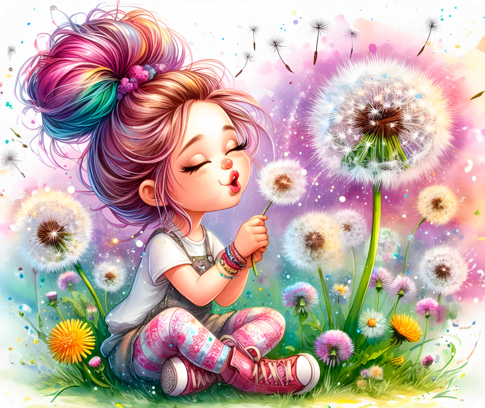 Making a Wish, Mouse Pad, Sublimated, Can Personalize, Made to Order (mp66)