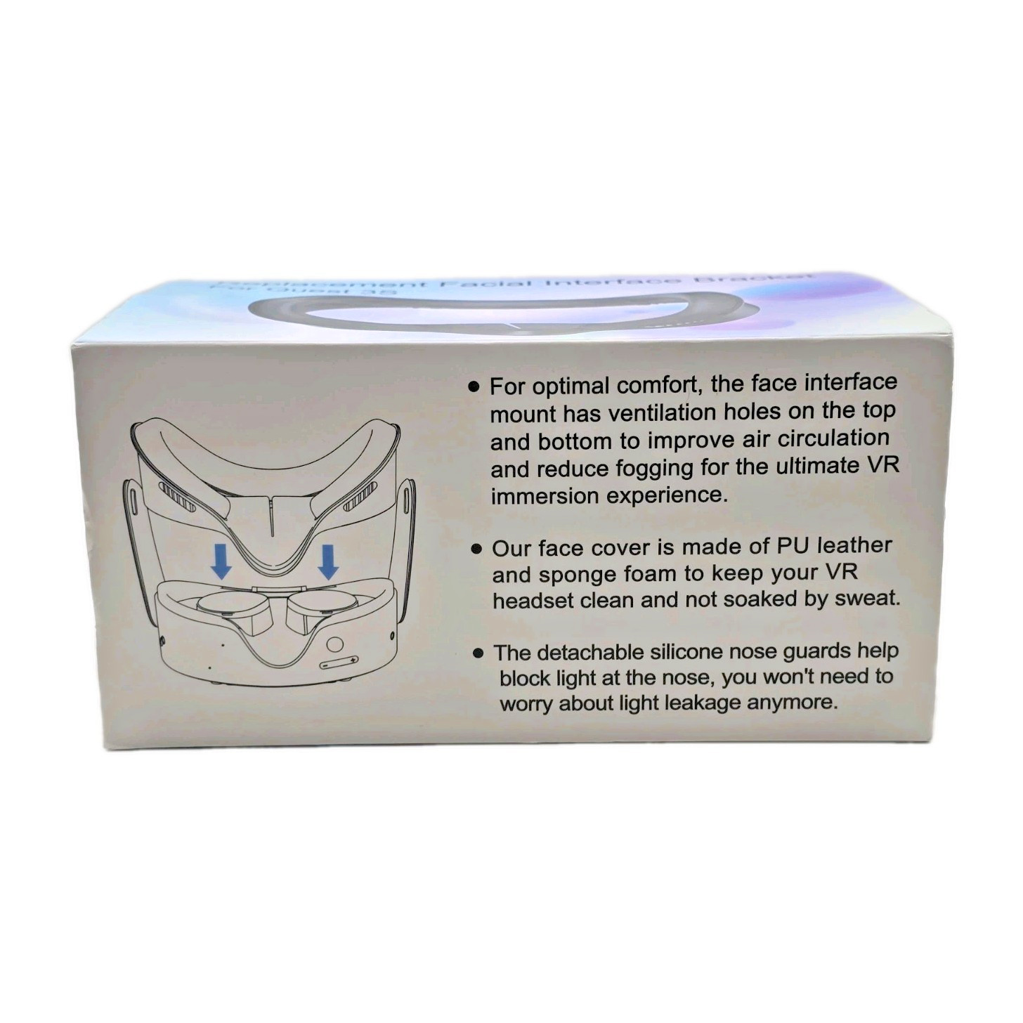 Replacement Facial Interface Bracket For Meta Quest 3S New In Box Padded VR