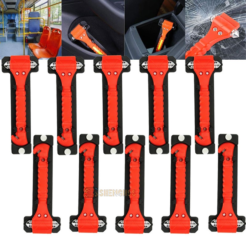 Car Safety Hammer Auto Emergency Escape Tool with Window Breaker Seatbelt Cutter