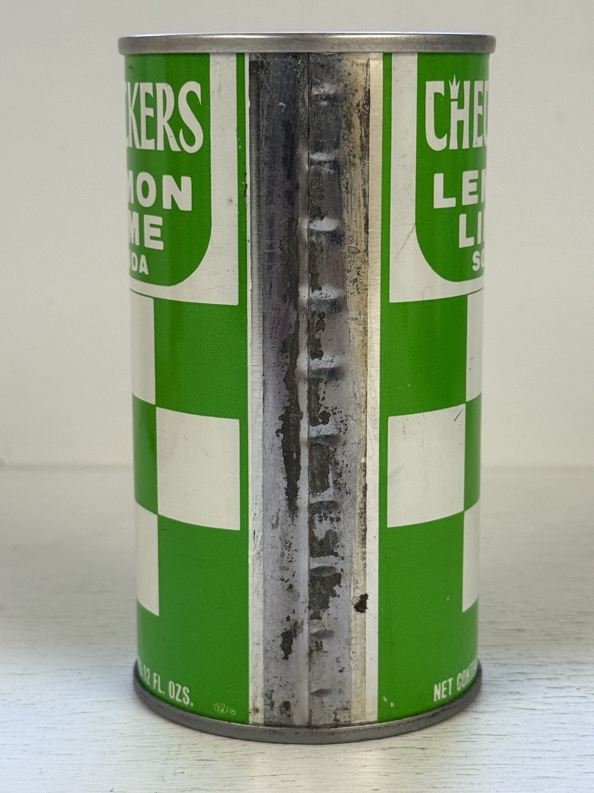 Tough Checker’s Lemon Lime Soda Can