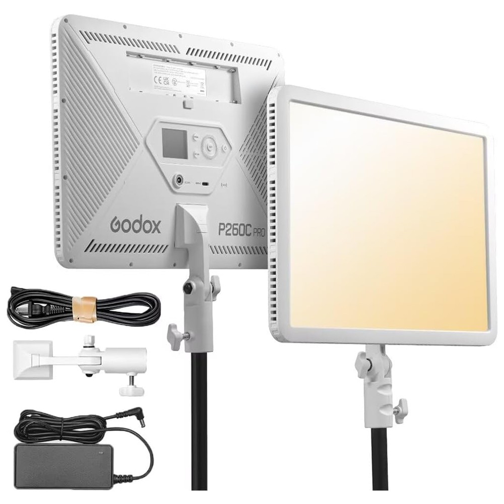 Godox P260C Pro 45W Bi-Color LED Video Panel Light Ultra-Thin 2800K- 6500K APP