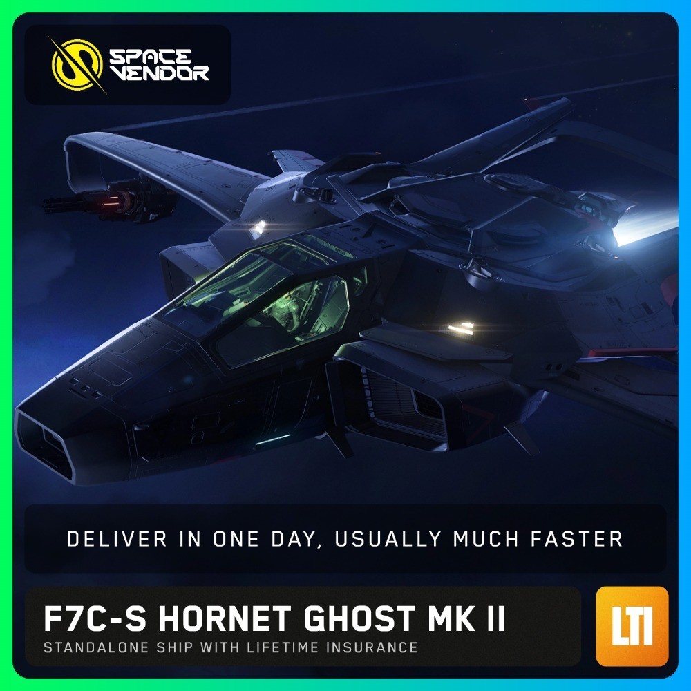 Star Citizen F7C-S Hornet Ghost MK II LTI Lifetime Insurance CCUd - Space Vendor
