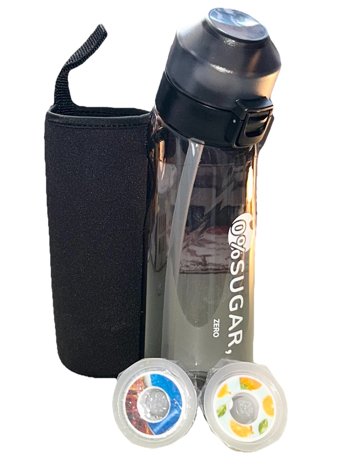 Flavor Water Bottle Scented flavored Water bottle 21.9oz Comes With Cola &Orange