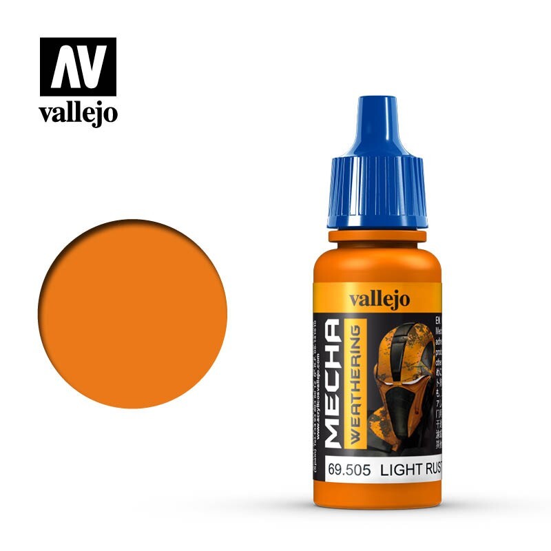 Vallejo Mecha Color 69.505 Weathering Light Rust 17ml Gundam