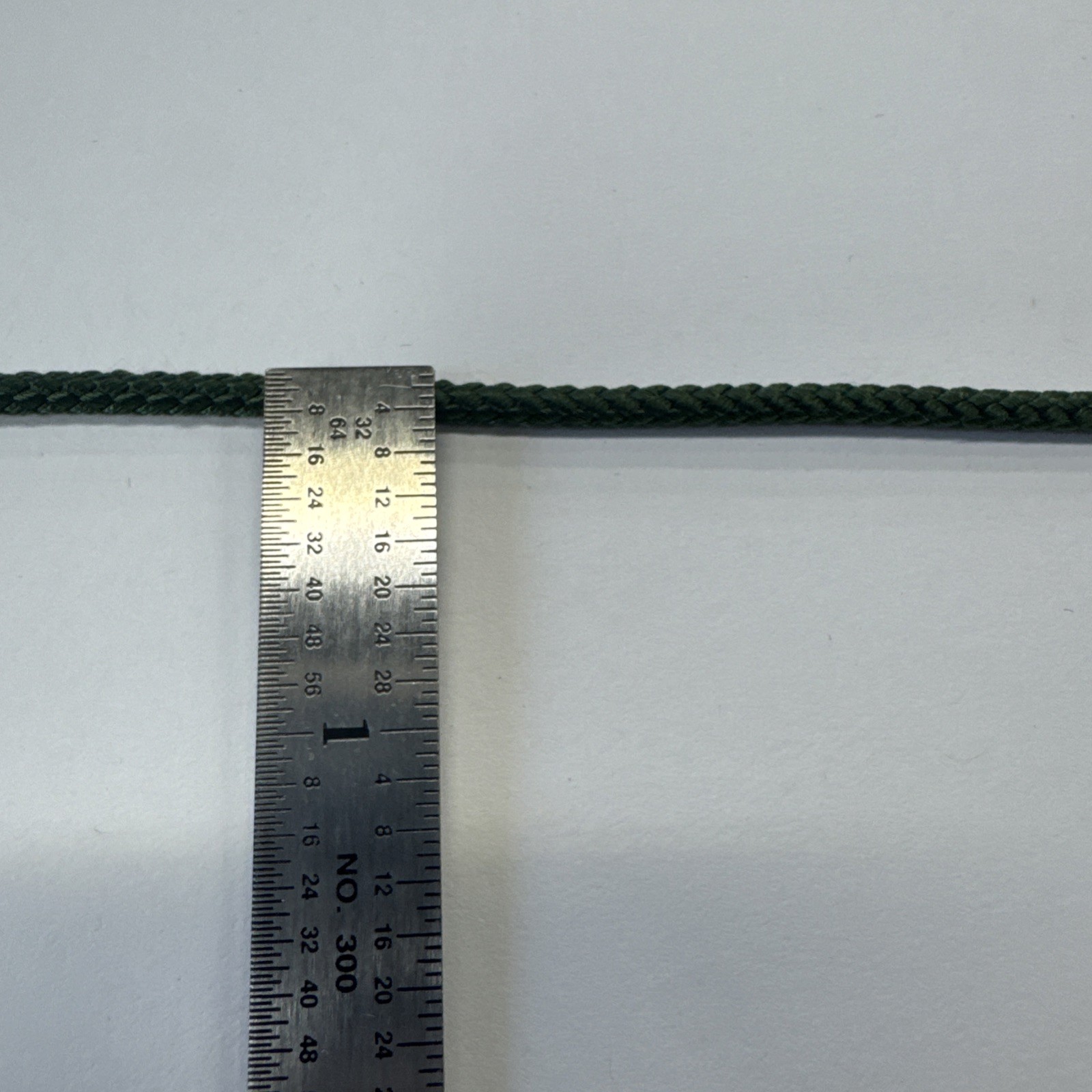 A. H. Rice  -Approx 1/8” Wide 1986 Olive Green Cord. 90+ Yards.  Made In The USA