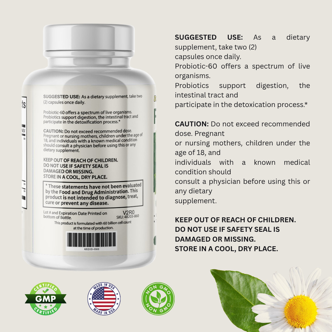 FloraSmile- Oral & Immune Support- 12 Bottles-720 Capsules