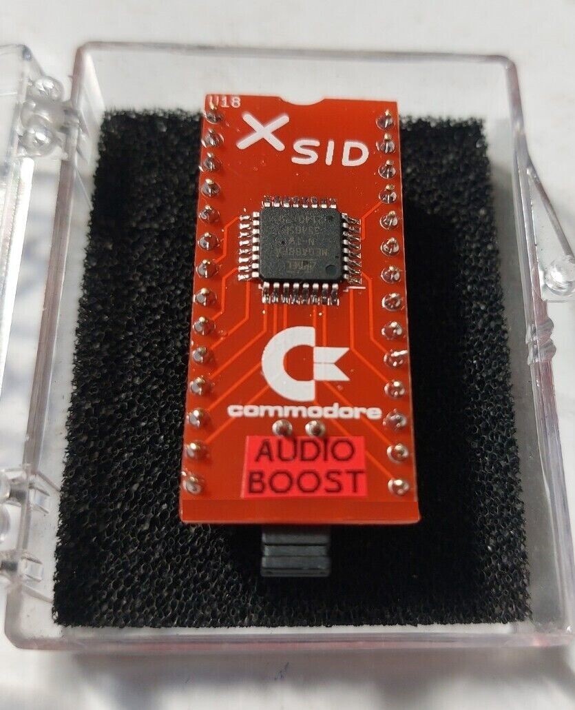 COMMODORE 64 /128 SID SWINSID CHIP SID MOS 6581 & 8580 REPLACEMENT X-SID BOOST