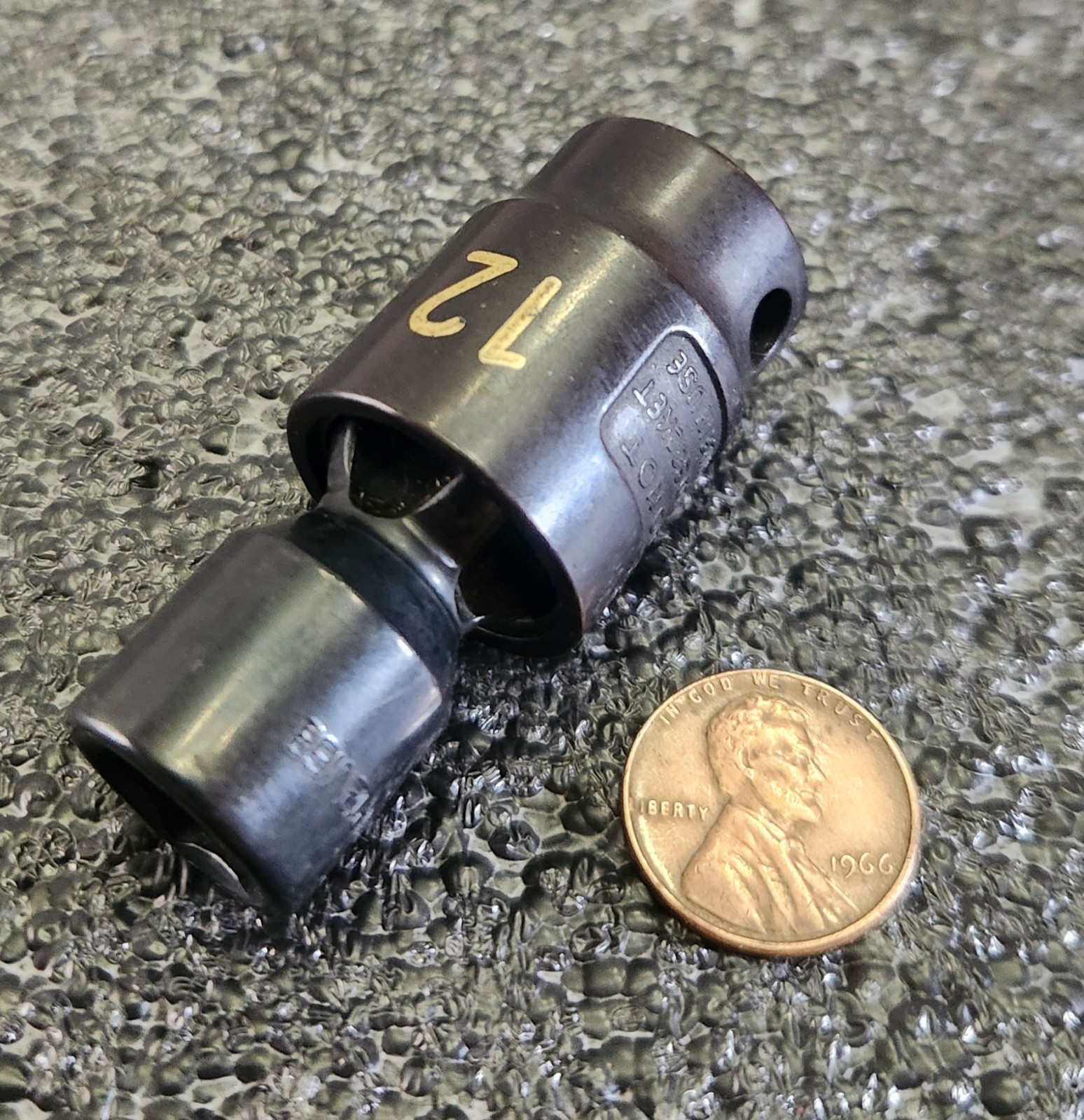 MATCO Tools 12mm Metric 3/8dr 6pt Universal Swivel Impact Socket BUP12M6B NEW