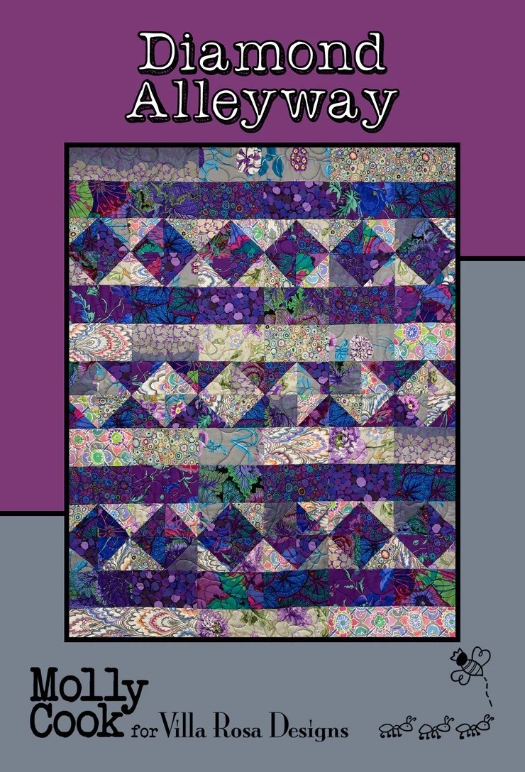 Diamond Alleyway Quilt Pattern-Fat Quarter Pattern