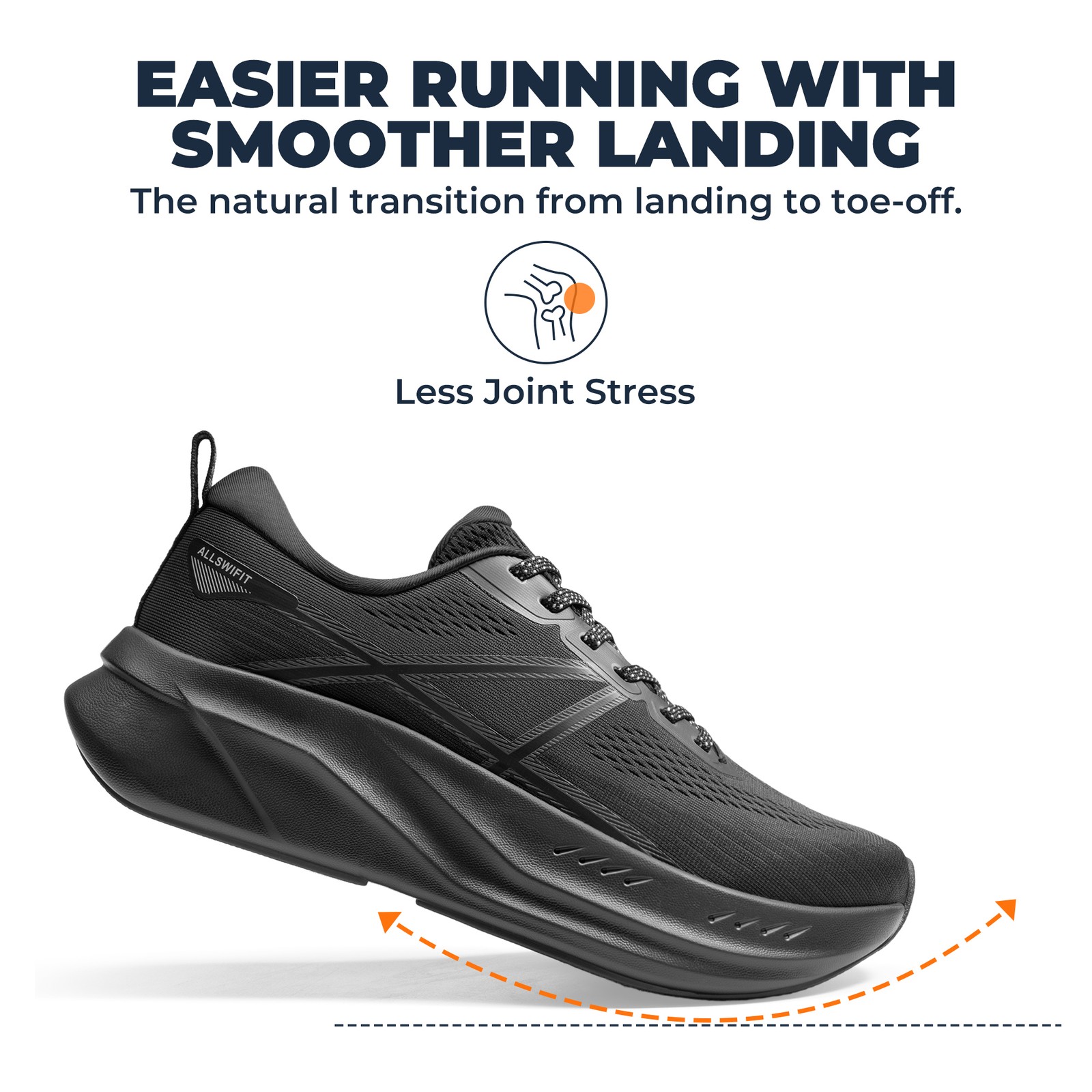 Men's Athletic Arch Support Walking Sneakers Comfortable Tennis Running Shoes