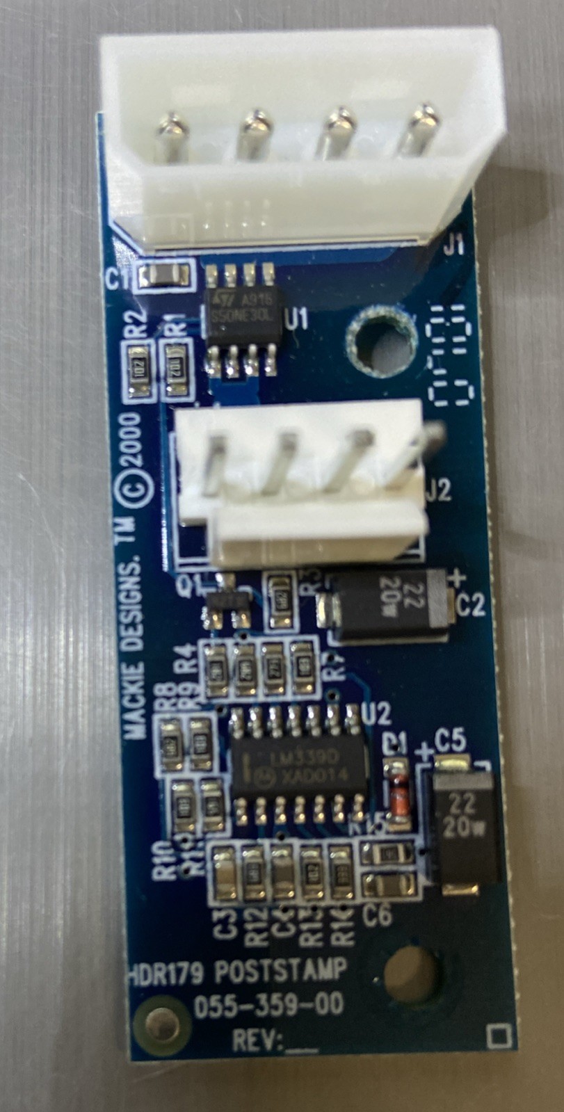 Mackie HDR 24/96 HDR179 POSTSTAMP Board 055-359-00 Used