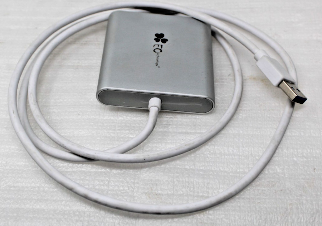 EC Technology SD Card Reader Aluminum Superspeed USB 3.0 Multi-In-1 Card Reader