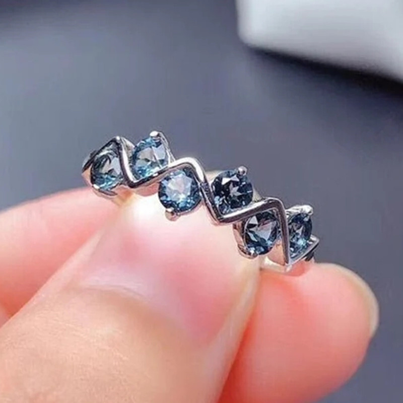 Pretty Cubic Zircon Women Wedding Party 925 Silver Plated Rings Jewelry Sz 6-10