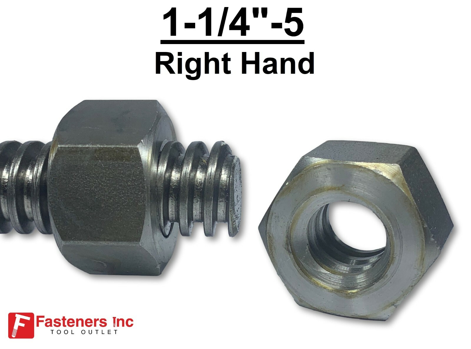 1-1/4"-5 Acme Heavy Hex Nut Right Hand 2G for Acme Threaded Rod RH 1-1/4-5
