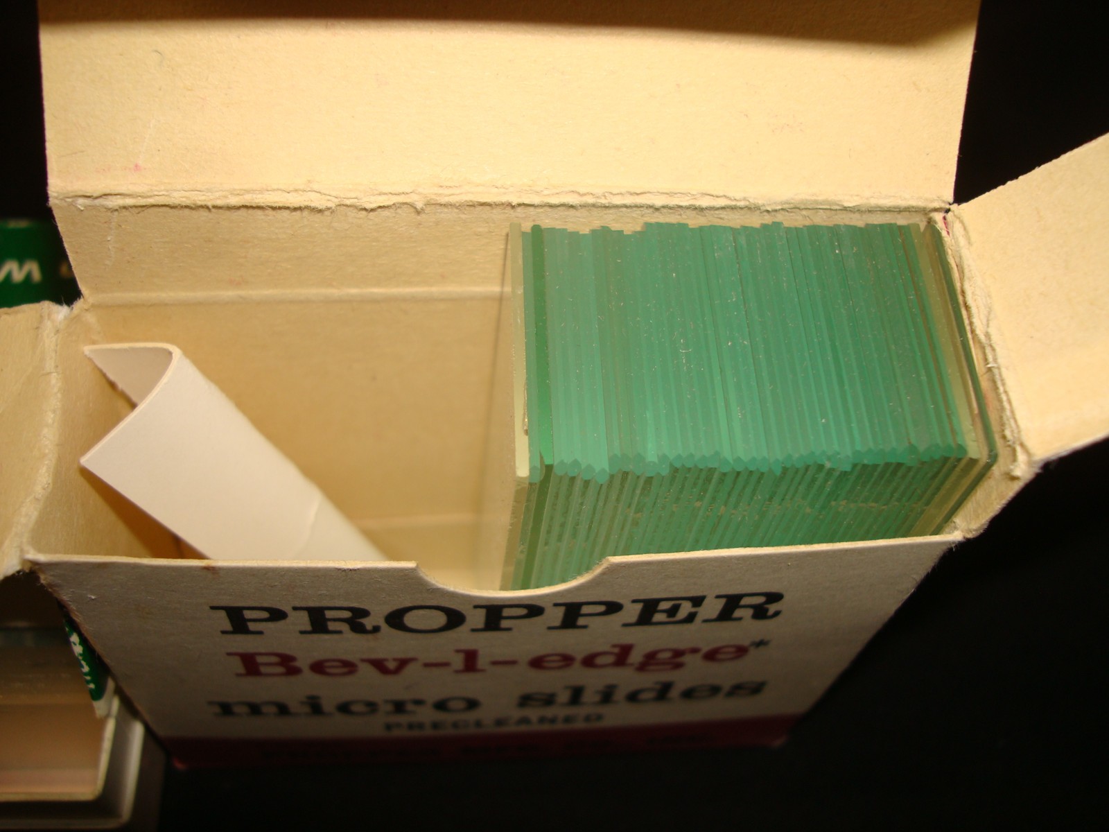 MIcroscope Pre-cleaned Slides and Label Lot
