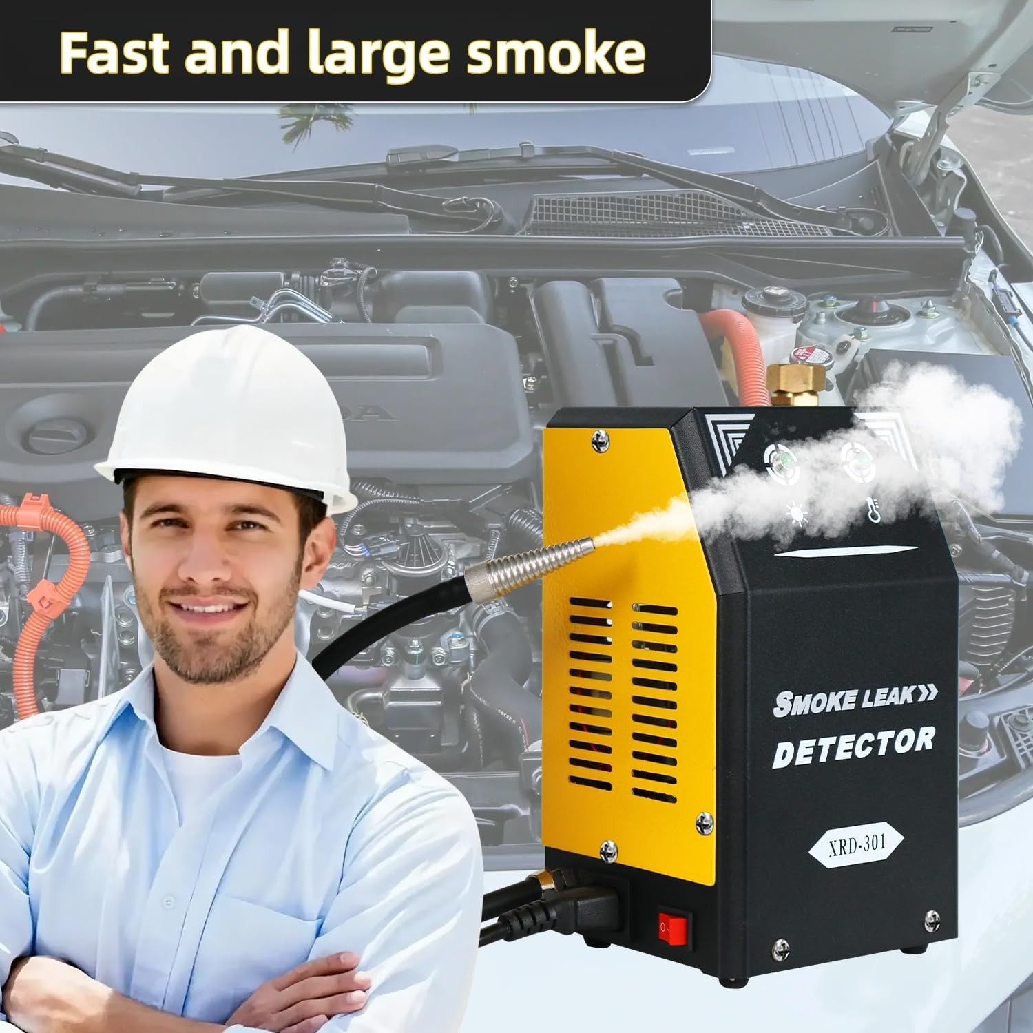Auto EVAP Smoke Detection Machine Leakage Tester Vacuum Pipe System Diagnostic