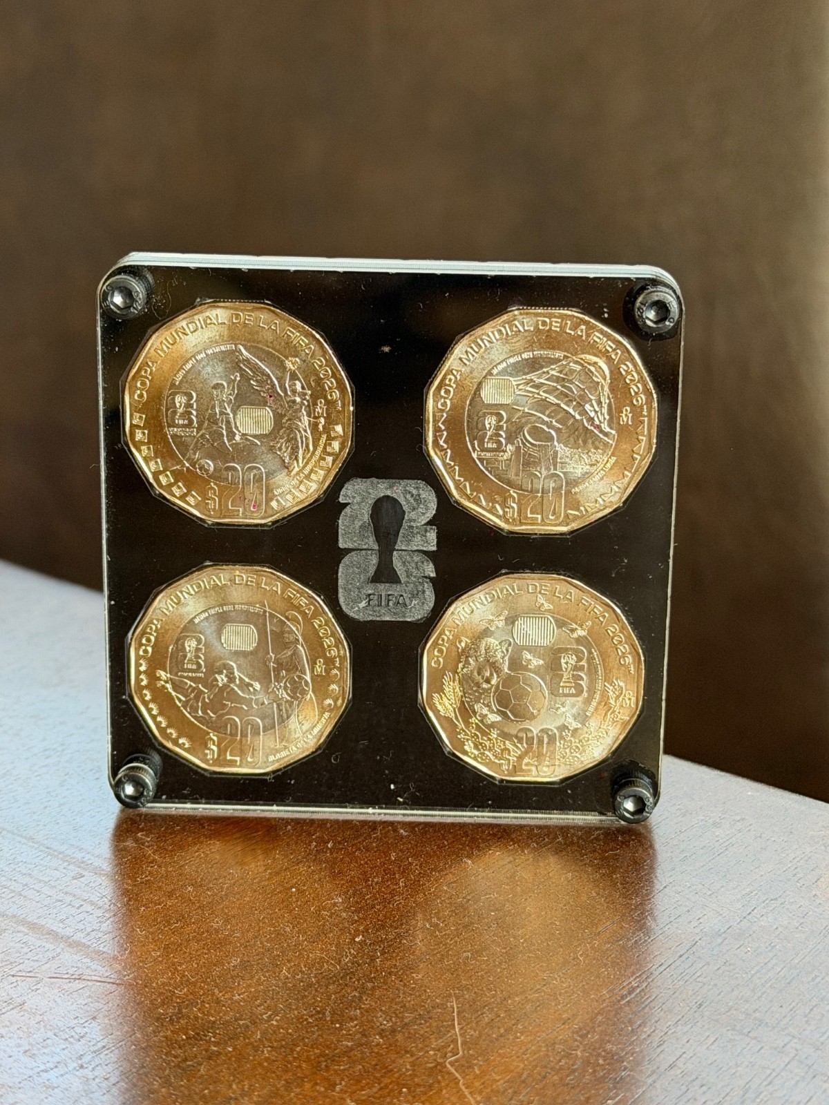 2026 FIFA World Cup Mexico Coin Set with Custom Acrylic Display – Coins Included