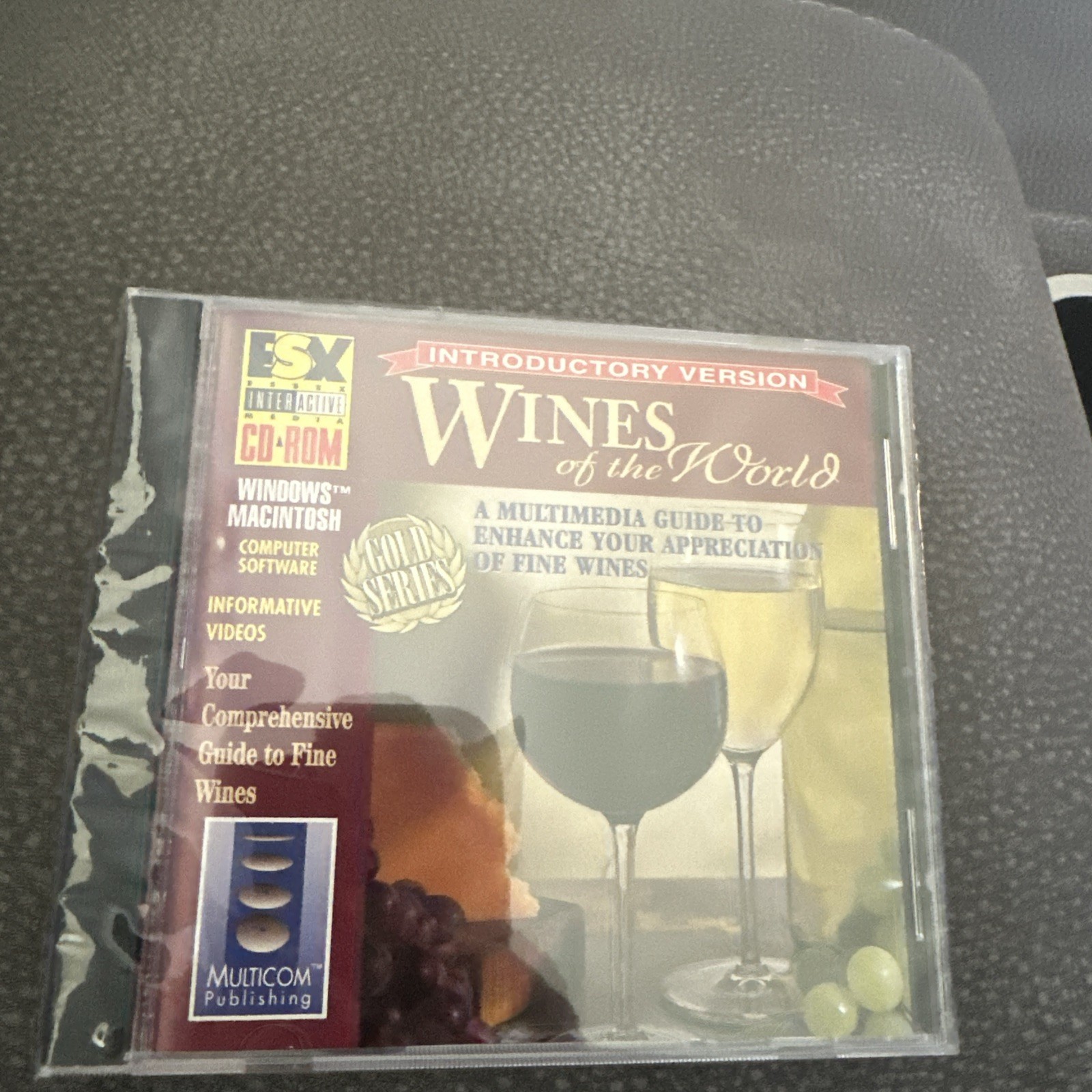 Wines of The World,  Software Windows CD-ROM Sealed Brand New U20