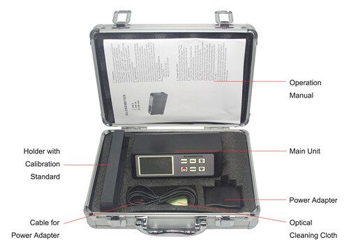 New GM-6 Digital Glossmeter Surface Gloss Meter Tester 60 degree backlight