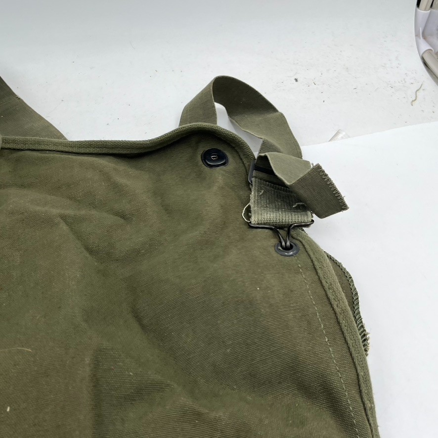 Vintage U.S. ARMY Map Dispatch? Field Bag Case Crossbody Strap Olive Green