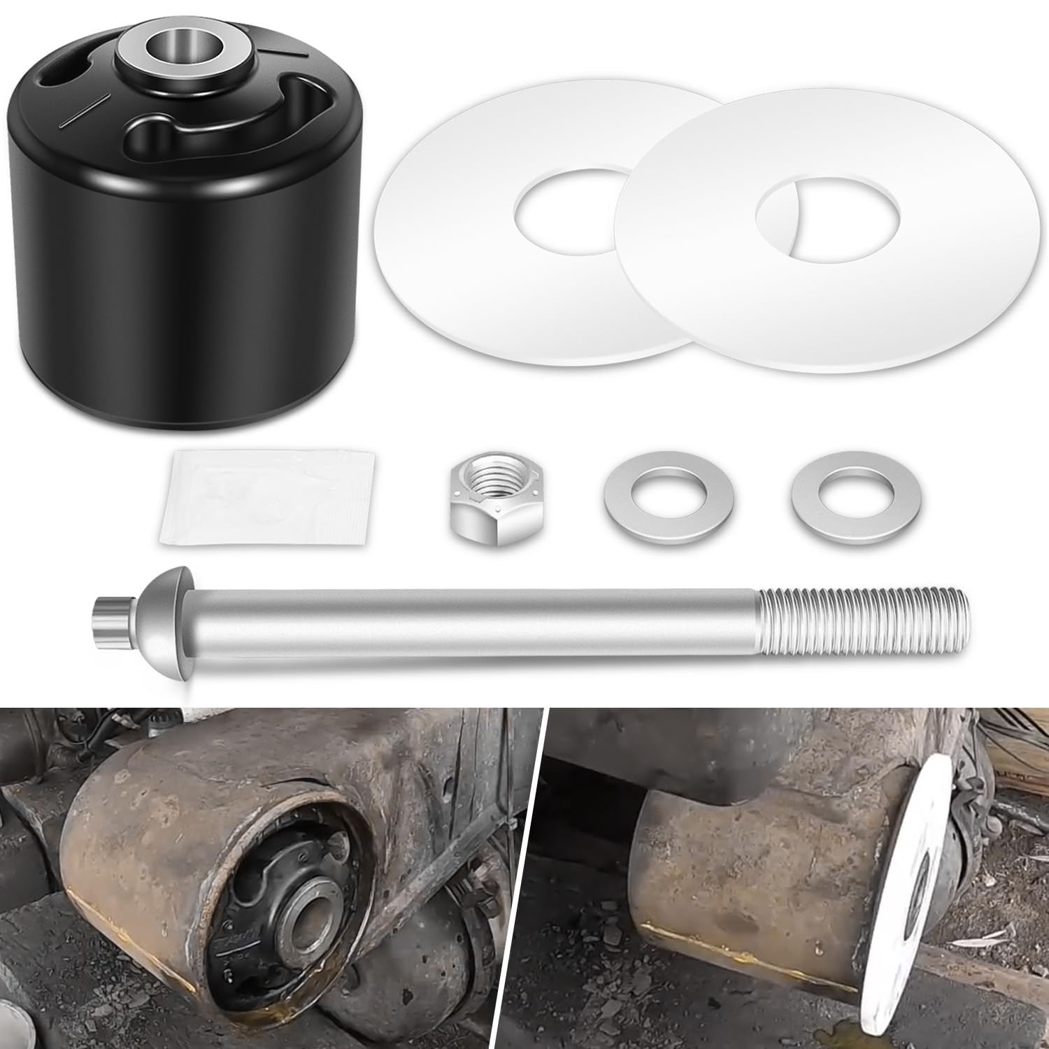 S-24691 S-21166 Pivot Bolt Bushing Kit For Hendrickson Turner Lift Axle, Trailer