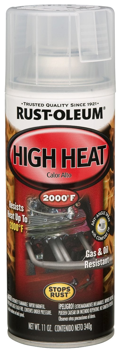 Rust-Oleum 260771 Clear Gloss High Heat Paint 11oz. Spray Can