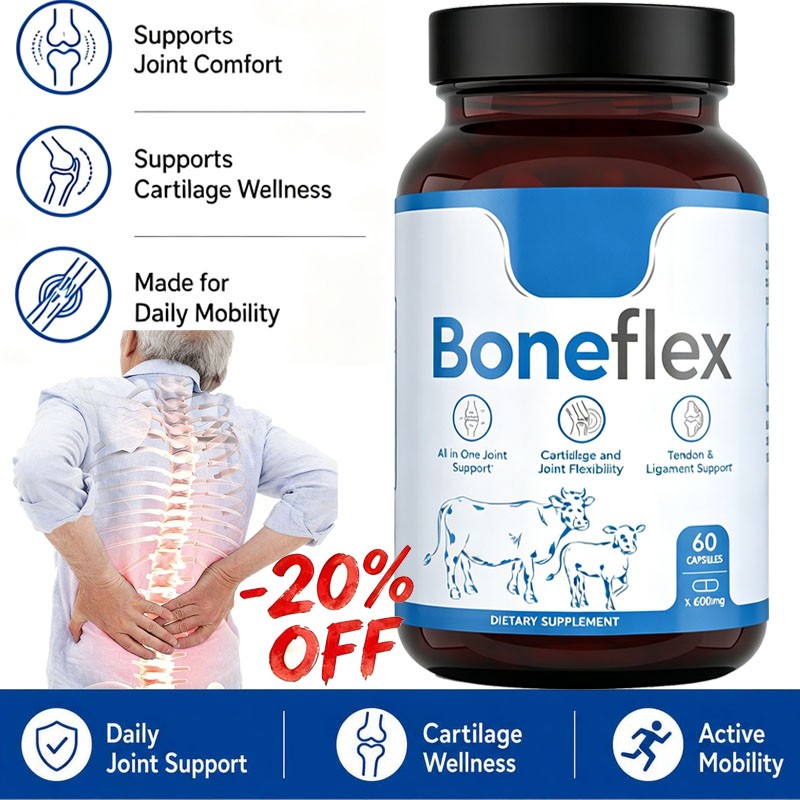 Boneflex Capsules Premium Joint Support Supplement for Knee & Cartilage Health