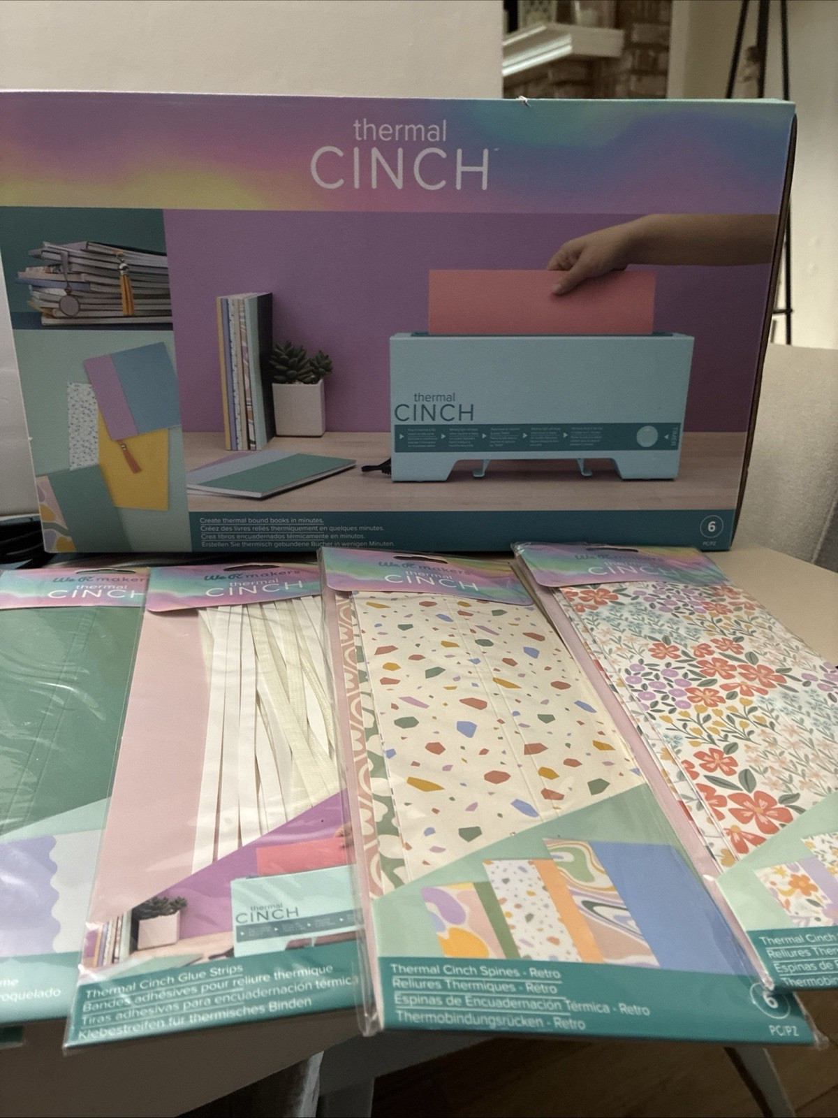 We R Makers Thermal Cinch Binding Machine Kit Crafting Books - Plus extra spines