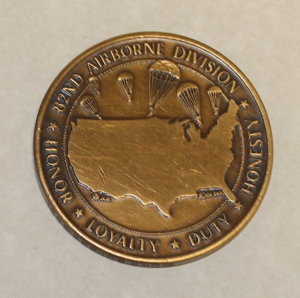 307th Engineer Battalion 82nd Airborne Divison Army Challenge Coin