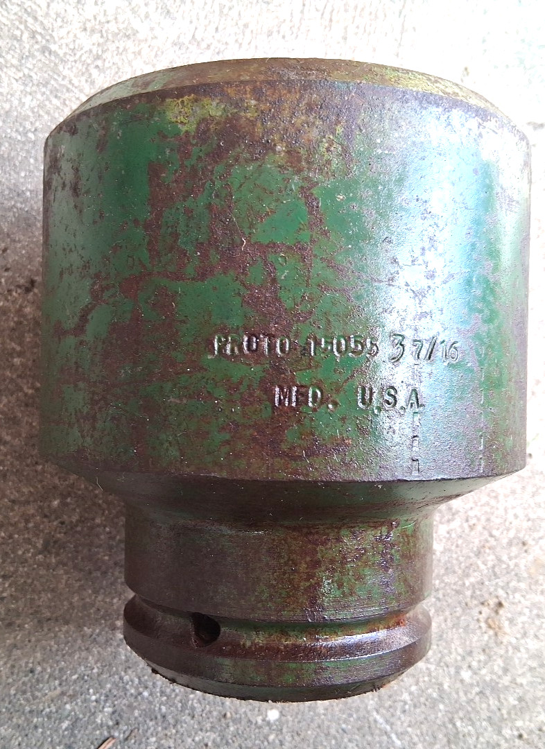Proto 3 7/16" Impact Socket 6 Point 1 1/2" Drive 15055