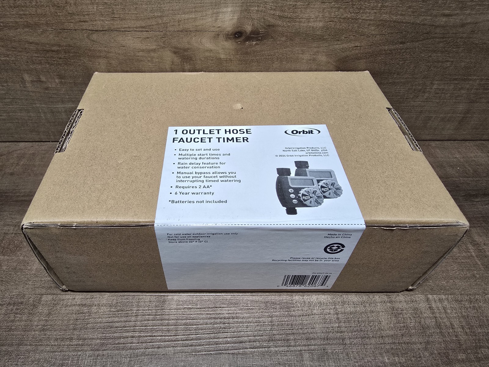 Orbit 62067 Programmable Digital Hose Watering Timer 2 Pack 1 Outlet Automatic