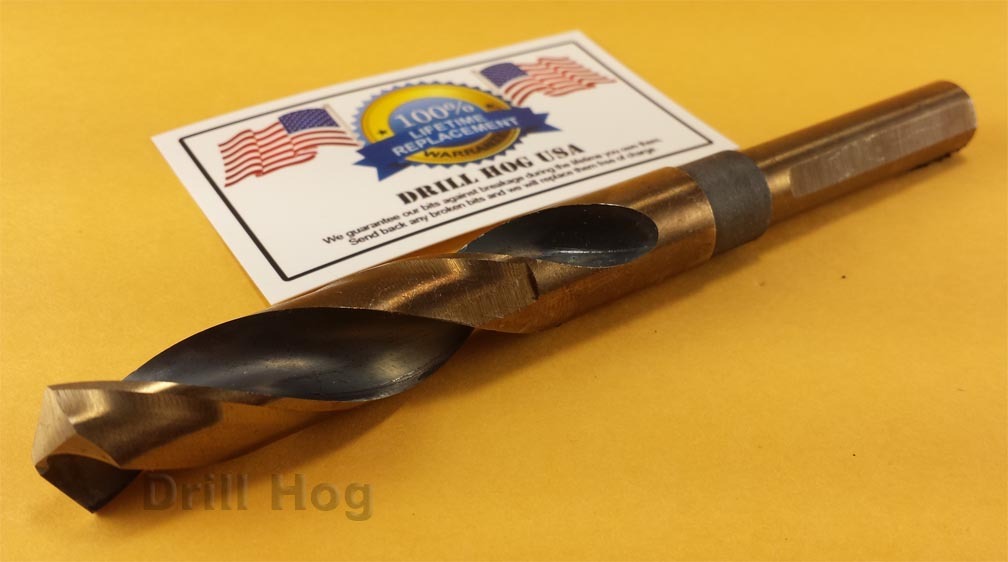 Drill Hog® 23/32" Drill Bit 23/32" Silver & Deming Bit M7 HSS Lifetime Warranty