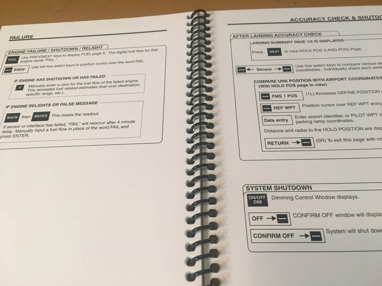 Universal UNS-1, SCN-604, SCN-704 Operator's Checklist
