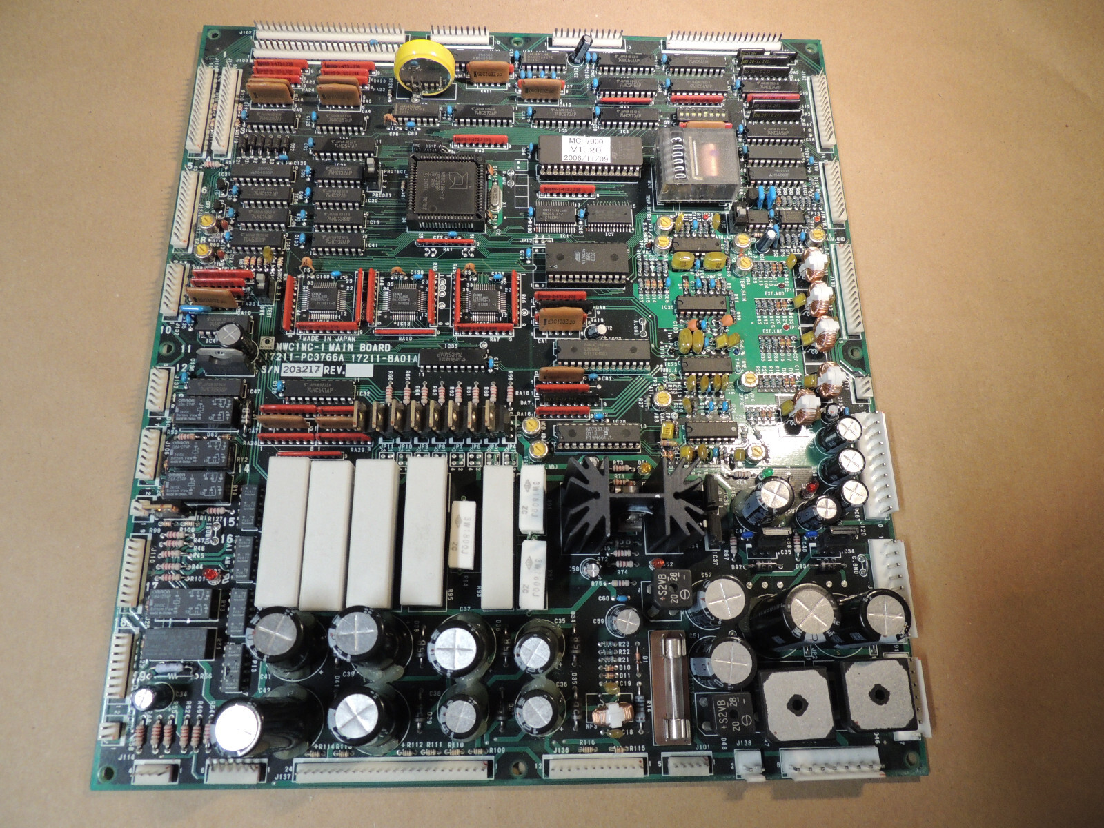 Nidek MWC1MC-1 Main Board/Module 17211-PC3766A for UNIPULSE CO2 Laser System