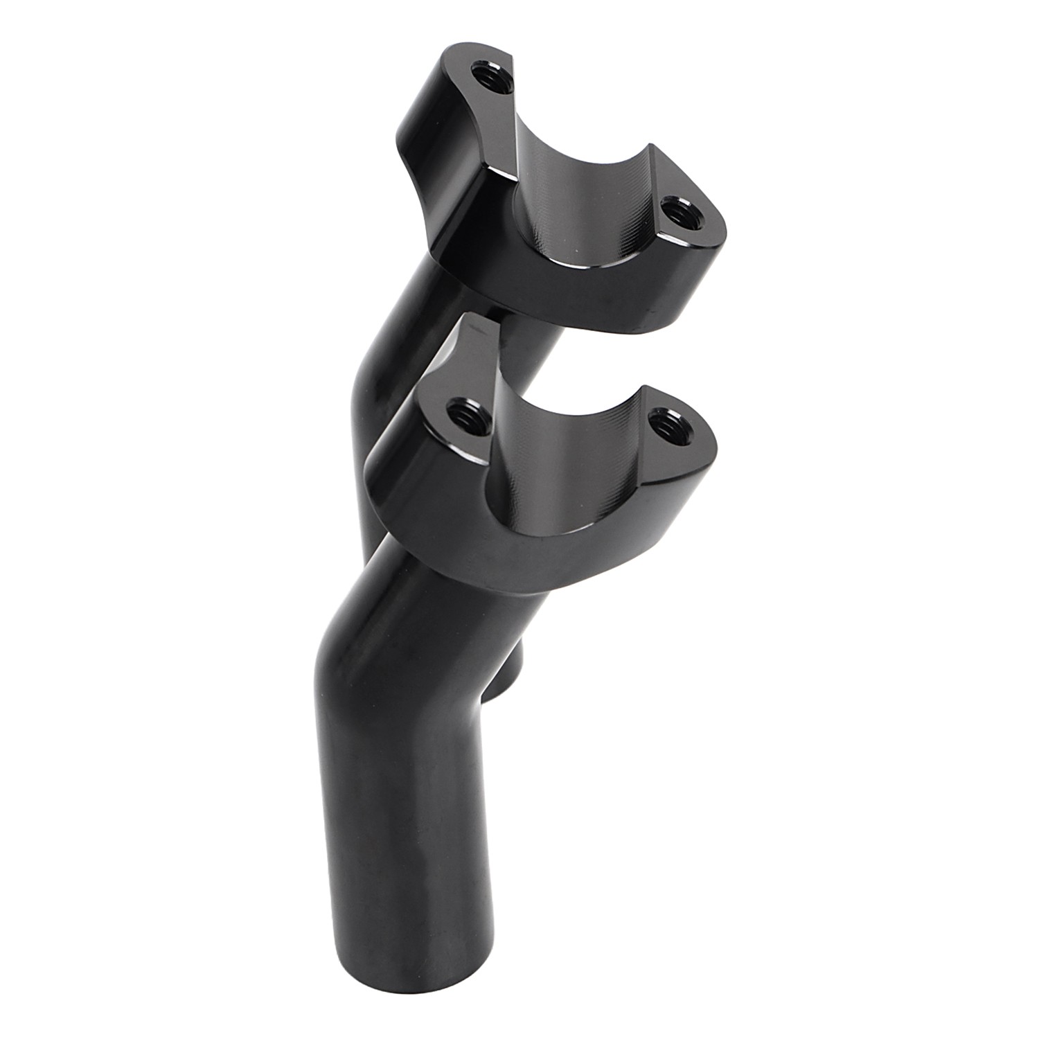 4.5" Tall Pullback Handlebar Risers For Harley Dyna Street Bob Heritage Softail