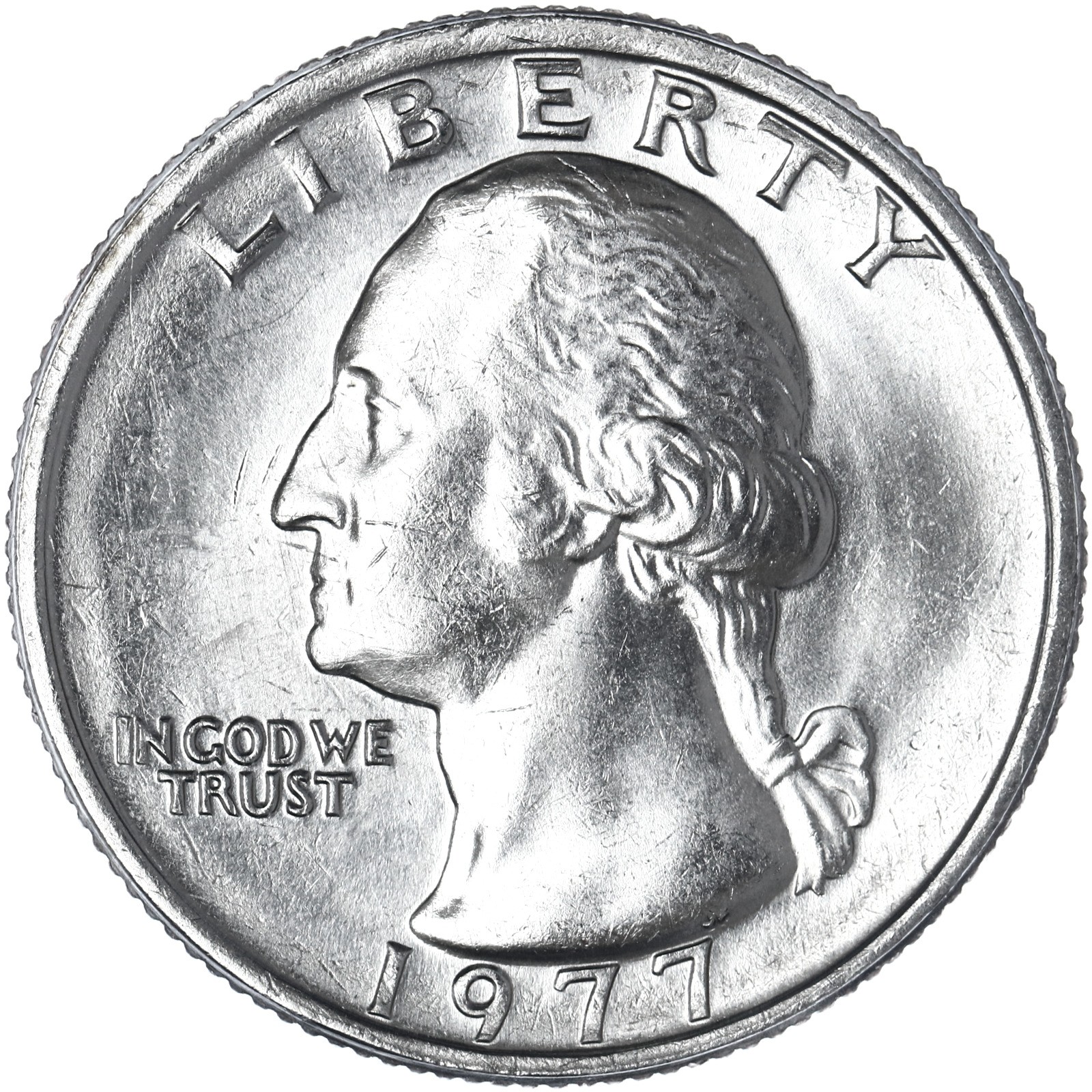 1977 (P) Washington Quarter BU US Coin See Pics X095