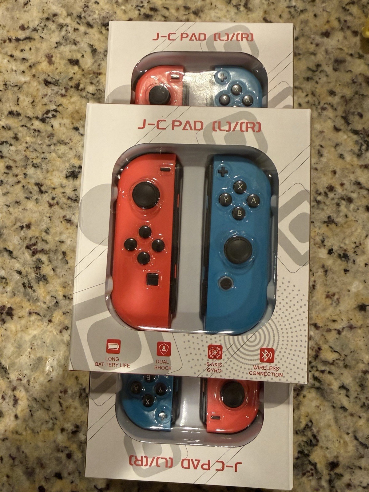 Nintendo Switch J-C Pad Controllers Blu And Red