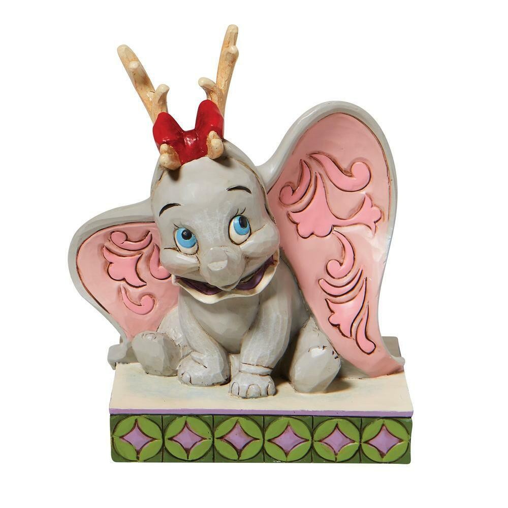Dumbo Reindeer Antlers Disney Traditions Figurine by Jim Shore 6008985