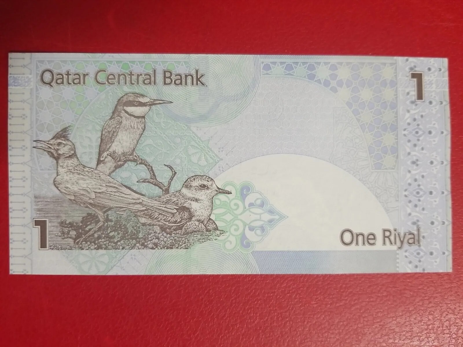 QATAR Paper Money Currency ISSUED ( 2008 ) 1 Riyal -UNC FREE SHIPPING