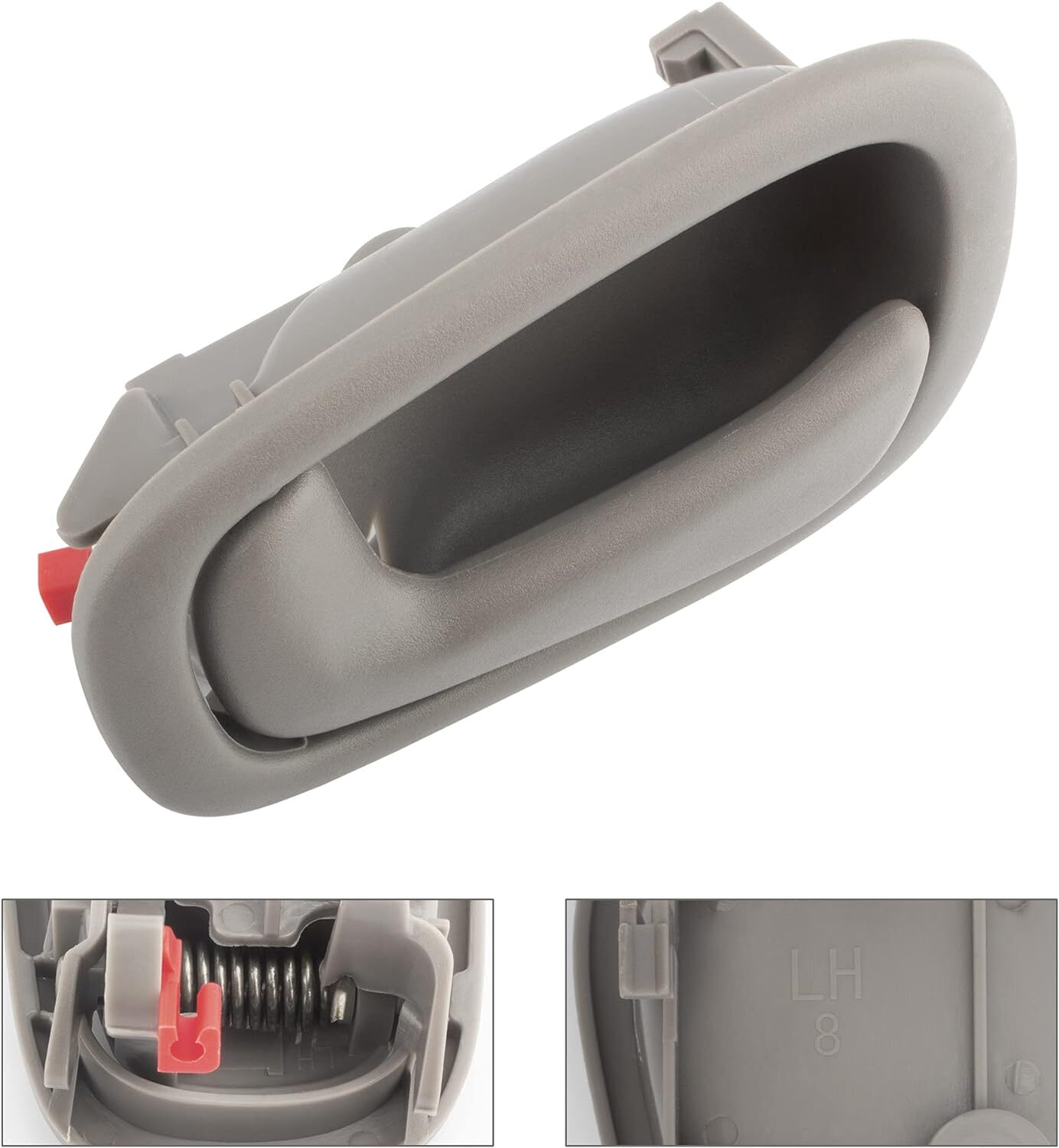 For Chevy Prizm Corolla Inside Interior Door Handle Gray Front /Rear Driver Side