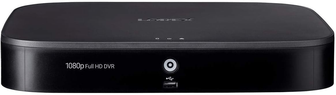 Lorex D241A81B HD 8 Channel 1TB Analog Security System 1080p DVR