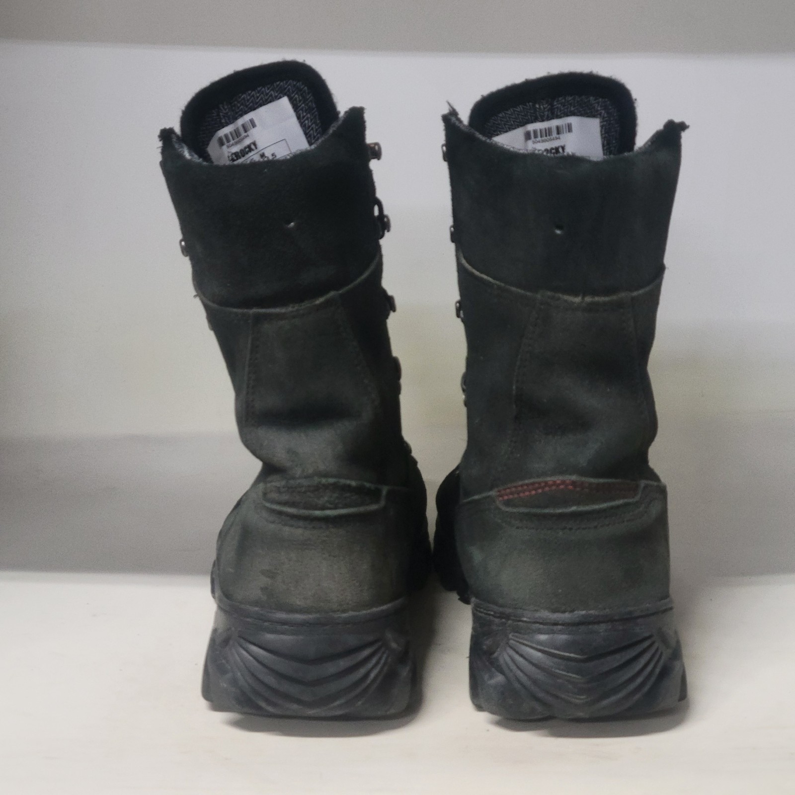 Rocky Code Red Wildlands 77 Fire Boot Black Mens Size 10.5M (READ DESCRIPTION)