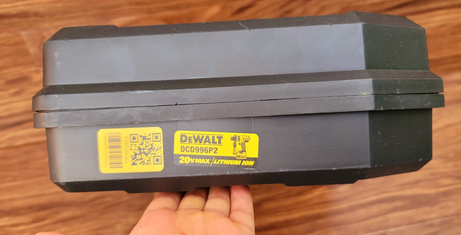 Dewalt TOOL CASE FOR DCD996P2 DCD991P2 DCF995 DCF997 20V MAX CASE ONLY