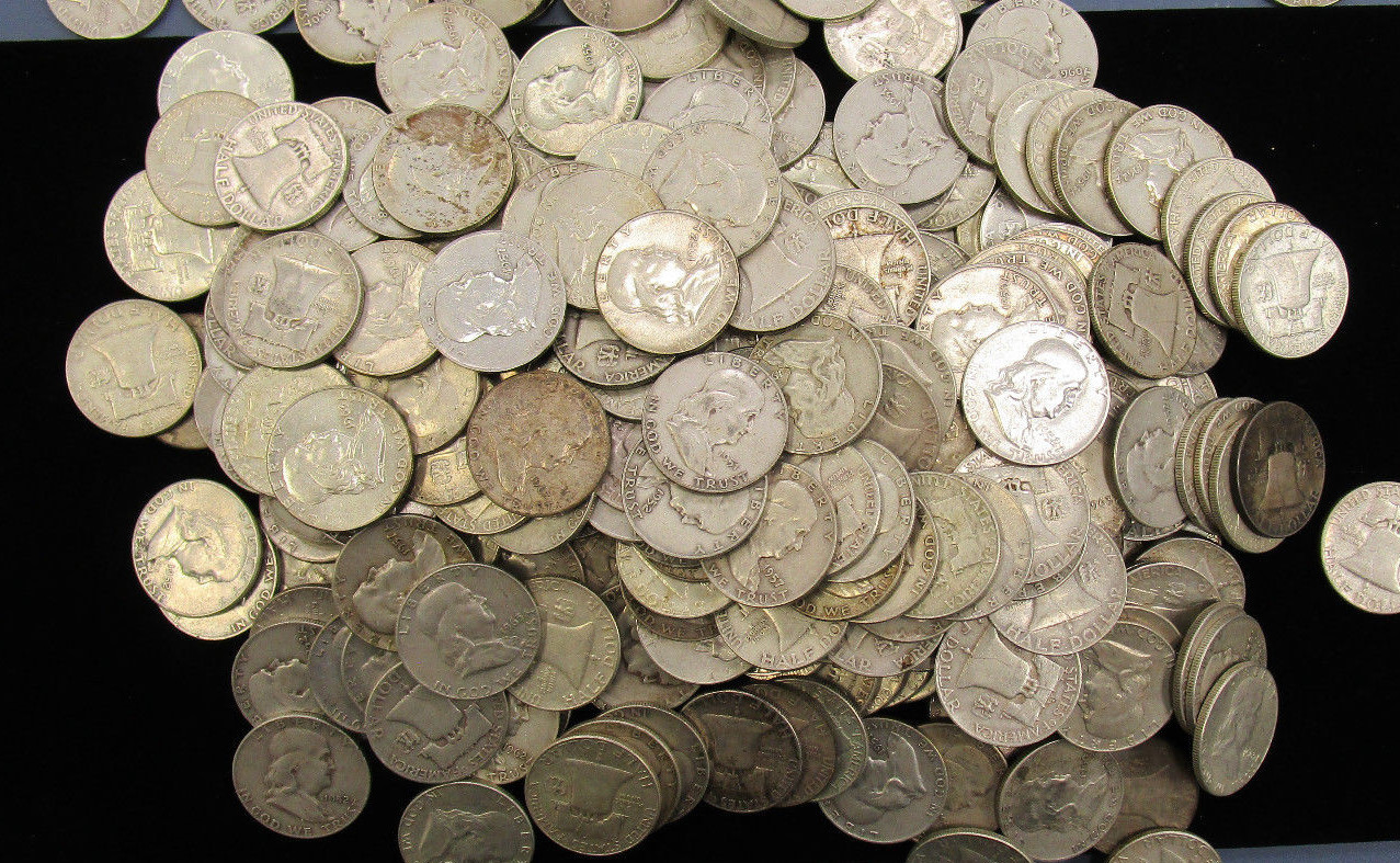 Franklin Half Dollars 90% Silver Coins choose how many! Great Investment or gift