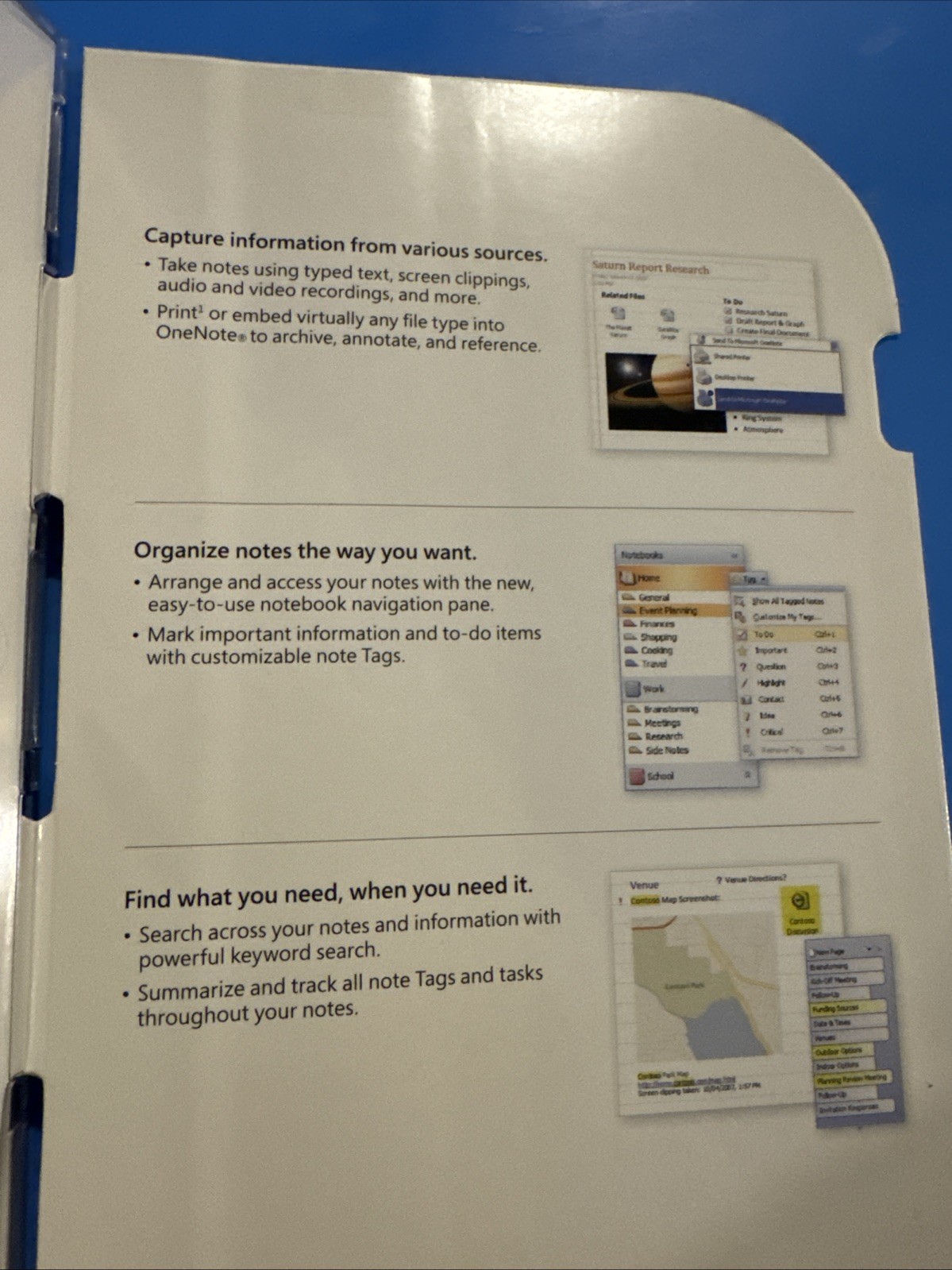 Microsoft Office OneNote 2007 w / Product Key And Disc Only